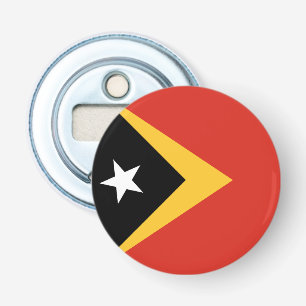 Vlag van Oost-Timor Button Flesopener