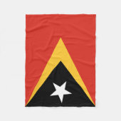 Vlag van Oost-Timor Fleece Deken (Voorkant)
