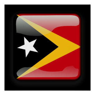 Vlag van Oost-Timor Perfect Poster