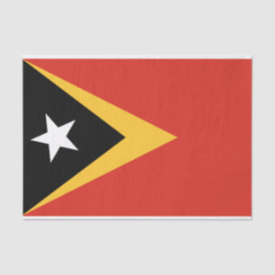 Vlag van Oost-Timor Tissuepapier