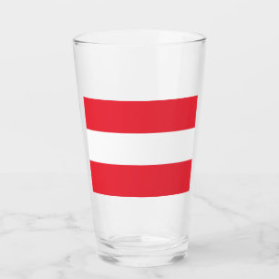 Vlag van Oostenrijk Glas