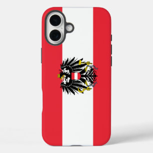 vlag van Oostenrijk/Oostenrijkse vlag iPhone 16 Plus Hoesje