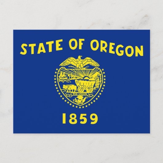 vlag van Oregon Briefkaart (Voorkant)