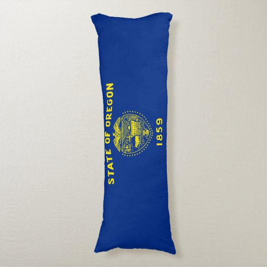 Vlag van Oregon Lichaamskussen (Voorkant Verticaal)