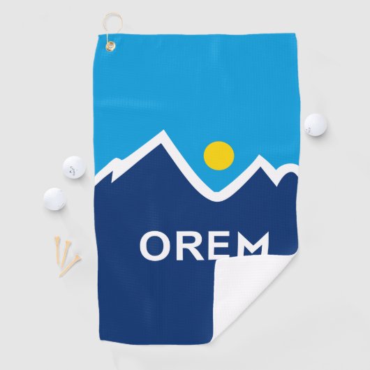 Vlag van Orem, Utah Golfhanddoek (Insitu)
