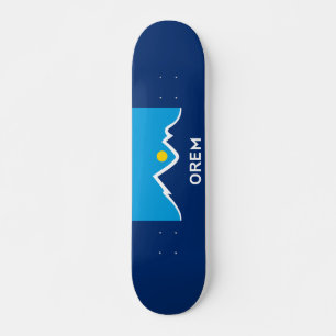 Vlag van Orem, Utah paar manchetknopen Skateboard