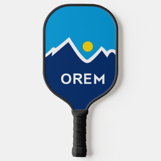 Vlag van Orem, Utah Pickleball Paddle (Achterkant)