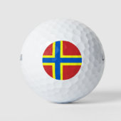 Vlag van Orkney Golfballen (Voorkant)