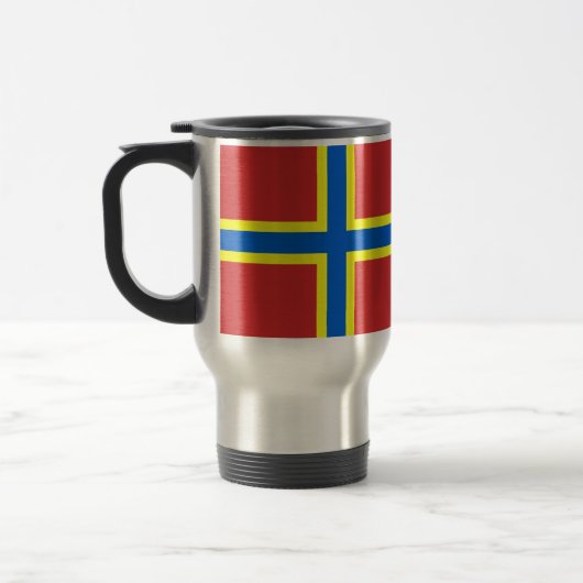 Vlag van Orkney Travel Mug Reisbeker (Links)