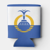 Vlag van Orlando, Florida Blikjeskoeler (Achterkant)