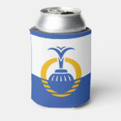 Vlag van Orlando, Florida Blikjeskoeler (Blikje Achterkant)