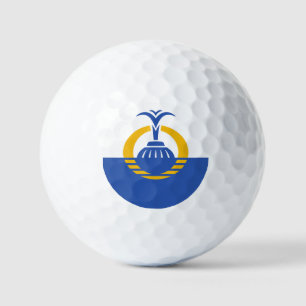 Vlag van Orlando, Florida. Golfballen