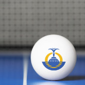 Vlag van Orlando, Florida. Pingpongballen (Net)