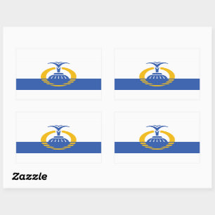 Vlag van Orlando, Florida Rechthoekige Sticker