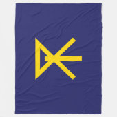 Vlag van Osaka (Japan) Fleece Deken (Voorkant)