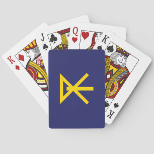 Vlag van Osaka (Japan) Pokerkaarten