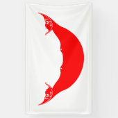 Vlag van Paaseiland (Rapa Nui) Spandoek (Verticaal)