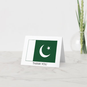 Vlag van Pakistan Bedankkaart
