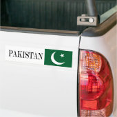 Vlag van Pakistan Bumpersticker (Op Truck)