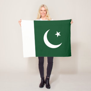 Vlag van Pakistan Fleece Deken