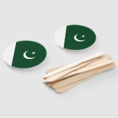 Vlag van Pakistan Handwaaier (Niet-gemonteerd)
