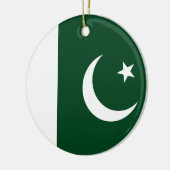 Vlag van Pakistan Keramisch Ornament (Links)