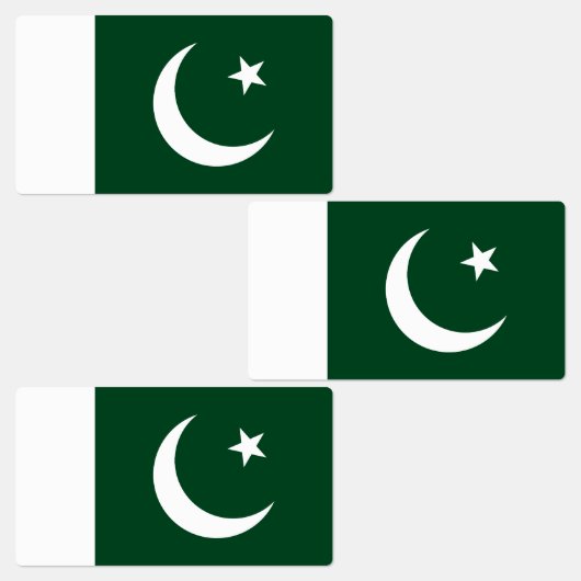 Vlag van Pakistan Labels (Groep)