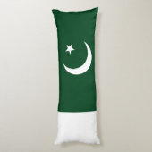 Vlag van Pakistan Lichaamskussen (Achterkant (Verticaal))