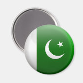 Vlag van Pakistan Magneet (Voorkant / Achterkant)