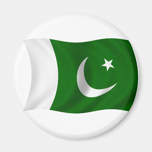 Vlag van Pakistan Magneet (Voorkant)