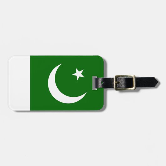 Vlag van Pakistan Personal Easy ID Bagagelabel (Voorkant horizontaal)