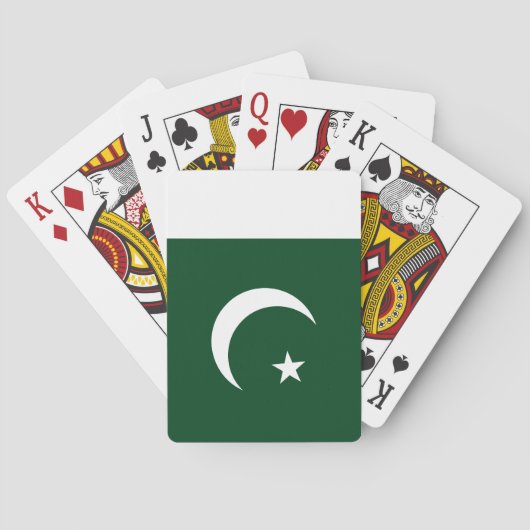 Vlag van Pakistan Pokerkaarten (Achterkant)