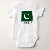 Vlag van Pakistan Romper (Achterkant)