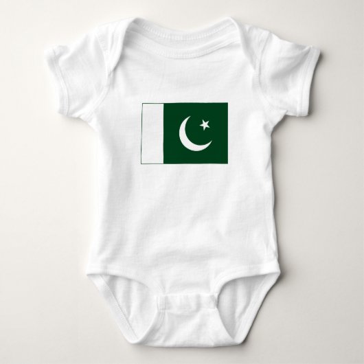 Vlag van Pakistan Romper (Voorkant)
