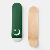 Vlag van Pakistan Skateboard (Voorkant)