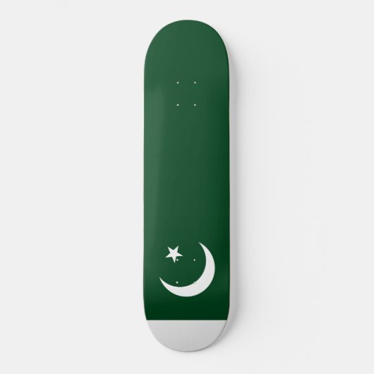 Vlag van Pakistan Skateboard (Voorkant)