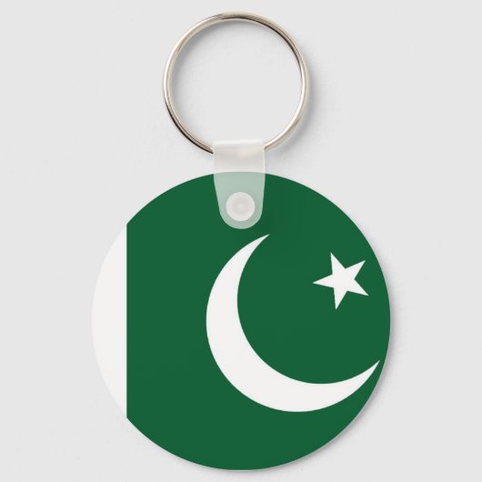 Vlag van Pakistan Sleutelhanger (Voorkant)