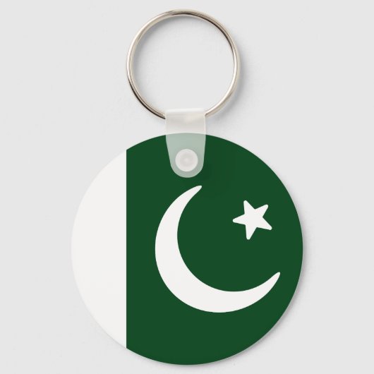Vlag van Pakistan Sleutelhanger (Voorkant)