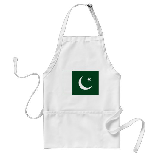 Vlag van Pakistan Standaard Schort (Voorkant)