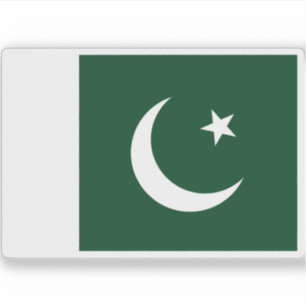 Vlag van Pakistan Sticker