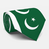 Vlag van Pakistan Stropdas (Opgerold)