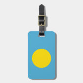 Vlag van Palau Easy ID Personal Bagagelabel (Voorkant verticaal)