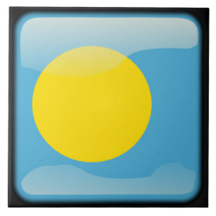 Vlag van Palau Tegeltje