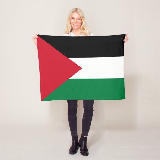 Vlag van Palestina Fleece Deken (In situ)
