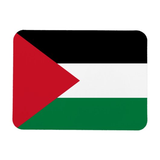 Vlag van Palestina Magneet (Horizontaal)