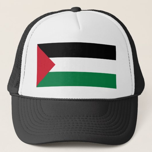 Vlag van Palestina-Pet Trucker Pet (Voorkant)