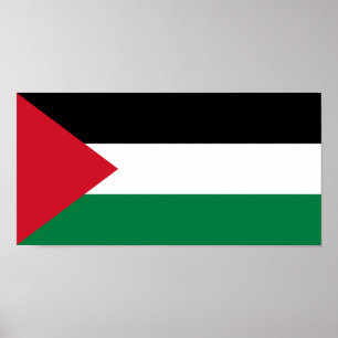 Vlag van Palestina Poster