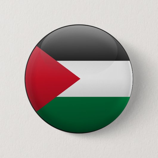 Vlag van Palestina Ronde Button 5,7 Cm (Voorkant)