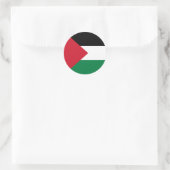 Vlag van Palestina Ronde Sticker (Tas)