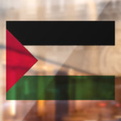 Vlag van Palestina Ruitfolie Window Glass Cling is Raamsticker (Vel 2)
